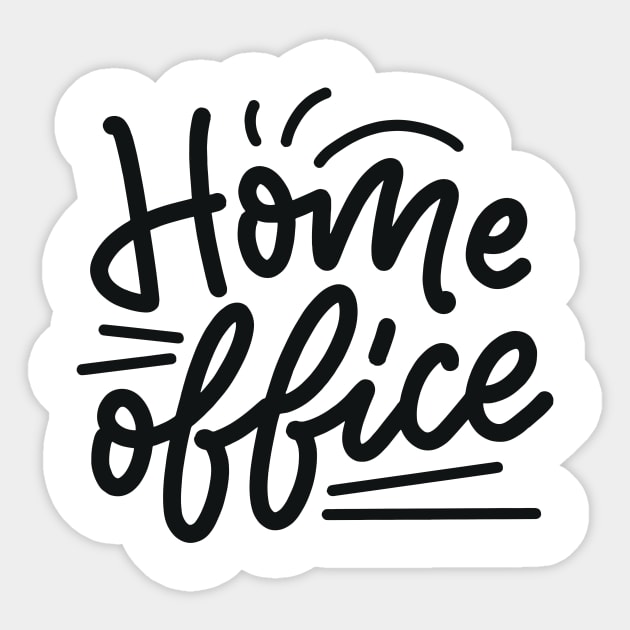 Home Office | Quarantine Funny Humor Sticker by Shifted Time